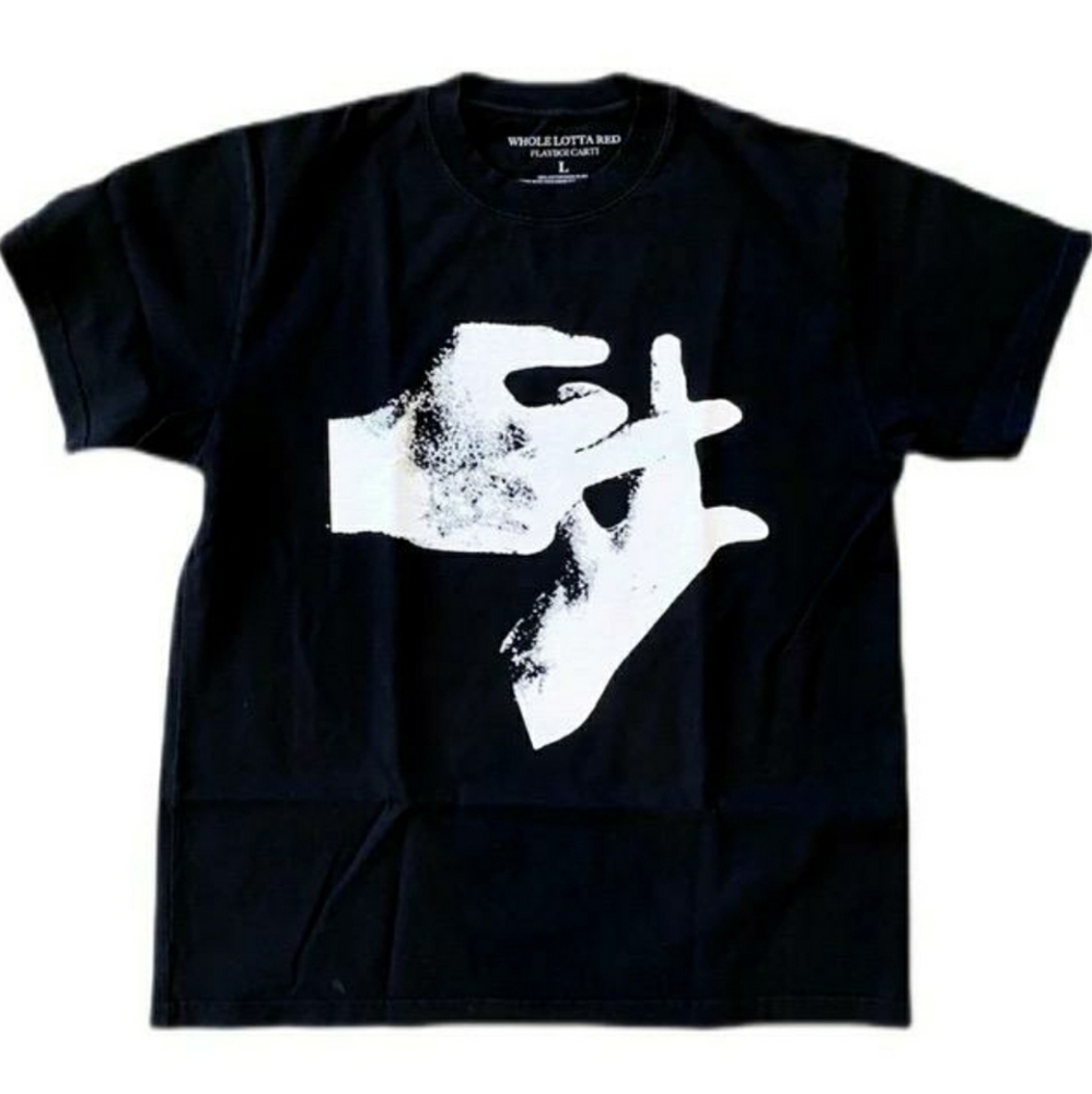 Whole Lotta Red Merch Playboi Carti T-Shirt Size Large Black White